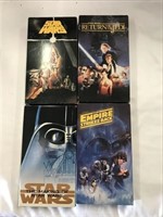 (4) Star Wars VHS Movies
