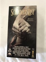 Schindlers List VHS Movie