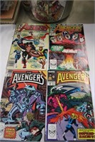 Marvel Avengers 298,299,300,323 1988-1990