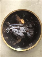 Star Wars Collector Plate 8" Millennium Falcon