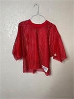 Vintage Red Champion Mesh Shirt