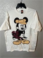 Vintage Mickey Mouse w Flowers Shirt
