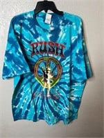 Vintage Rush 2004 Tie Dye Concert Shirt