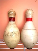(2) Antique Bowling Pins