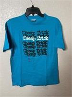 Vintage 1985 Cheap Trick Concert Shirt Blue