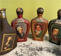 (4) Vintage Beam's Choice Decanters