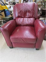 Leather Recliner 33"Wx34"D