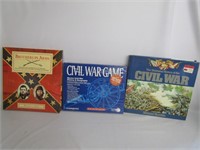 Civil War Books W/Game