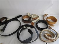 Assorted Belts,Some Leather