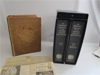1934 Webster Dictionary,Oxford Dictionary