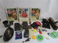 Vintage Items,Coke Advertisement,Emty Medal Cases