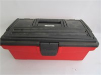 Small Plastic Tool Box,W/Peg Bd Hooks