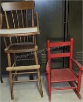 Pair of Baby/Children Chairs