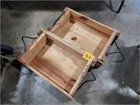 2 Wooden Crates
