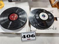Collectible 78 & 45 records