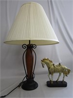 Home Decor Lamp With Horse Statue