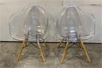 (2) Clear Chairs