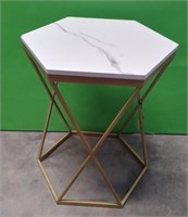 43 - NEW WMC METAL & MARBLE PLANT STAND (C74)