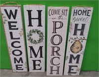 43 - NEW WMC 4 "WELCOME, HOME & PORCH" SIGNS C59