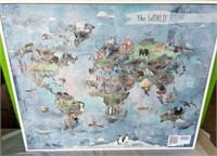 43 - NEW WMC GREENBOX "WORLD MAP" ART