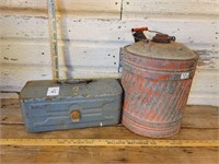 Gas can and tool/tacklebox
