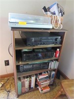 Assorted Stereo Equipment, Book, CD's, JVC Turn Ta