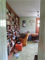 Contents of Room: Books, Wood Furniture, Art, Clot