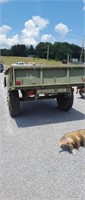 Ton1/2 Army Trailer TP50 Bill of Sale