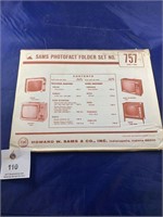 Vintage Sams Photofact Folder No 757 TVs