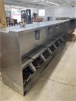 Stainless Steel 12ft Exhaust Hood
