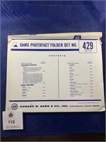 Vintage Sams Photofact Folder No 429