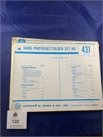 Vintage Sams Photofact Folder No 431