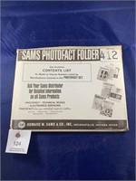Vintage Sams Photofact Folder No 412