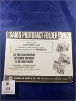 Vintage Sams Photofact Folder No 413