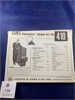 Vintage Sams Photofact Folder No 410