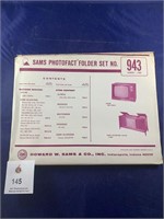 Vintage Sams Photofact Folder No 943 TVs