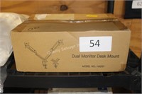 dual monitor desk mount