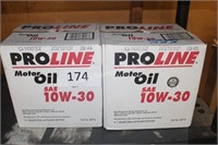 2 - 6ct proline 10w30 motor oil
