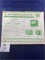 Vintage Sams Photofact Folder No 946 TVs