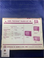 Vintage Sams Photofact Folder No 938 TVs
