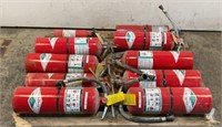 (10) Amerex Assorted Fire Extinguishers