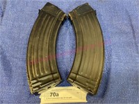 (2) Ak-47 ammunition clips (30 rds each)