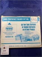 Vintage Sams Photofact Folder No 346