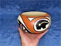 Hopi Toad Southwest pottery bowl
