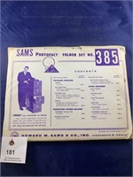Vintage Sams Photofact Folder No 385