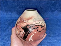 Vintage Nemadji Indian River Pottery vase