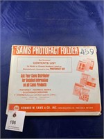 Vintage Sams Photofact Folder No 459