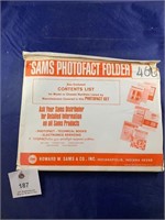Vintage Sams Photofact Folder No 460