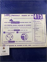 Vintage Sams Photofact Folder No 415