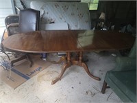 Queen Anne Style Table with Two Inserts